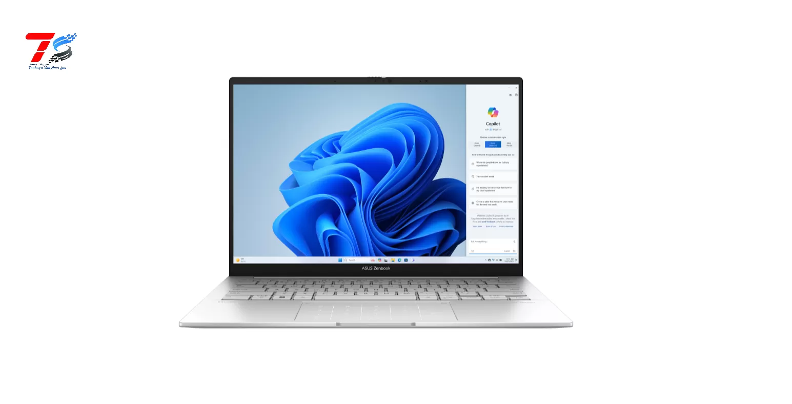 Laptop Asus Zenbook 14 OLED UX3405MA-PP588W (Intel Core Ultra 5 | 16GB | 512GB | Intel Arc | 14 inch 3K | W11H | Bạc Ánh Kim )